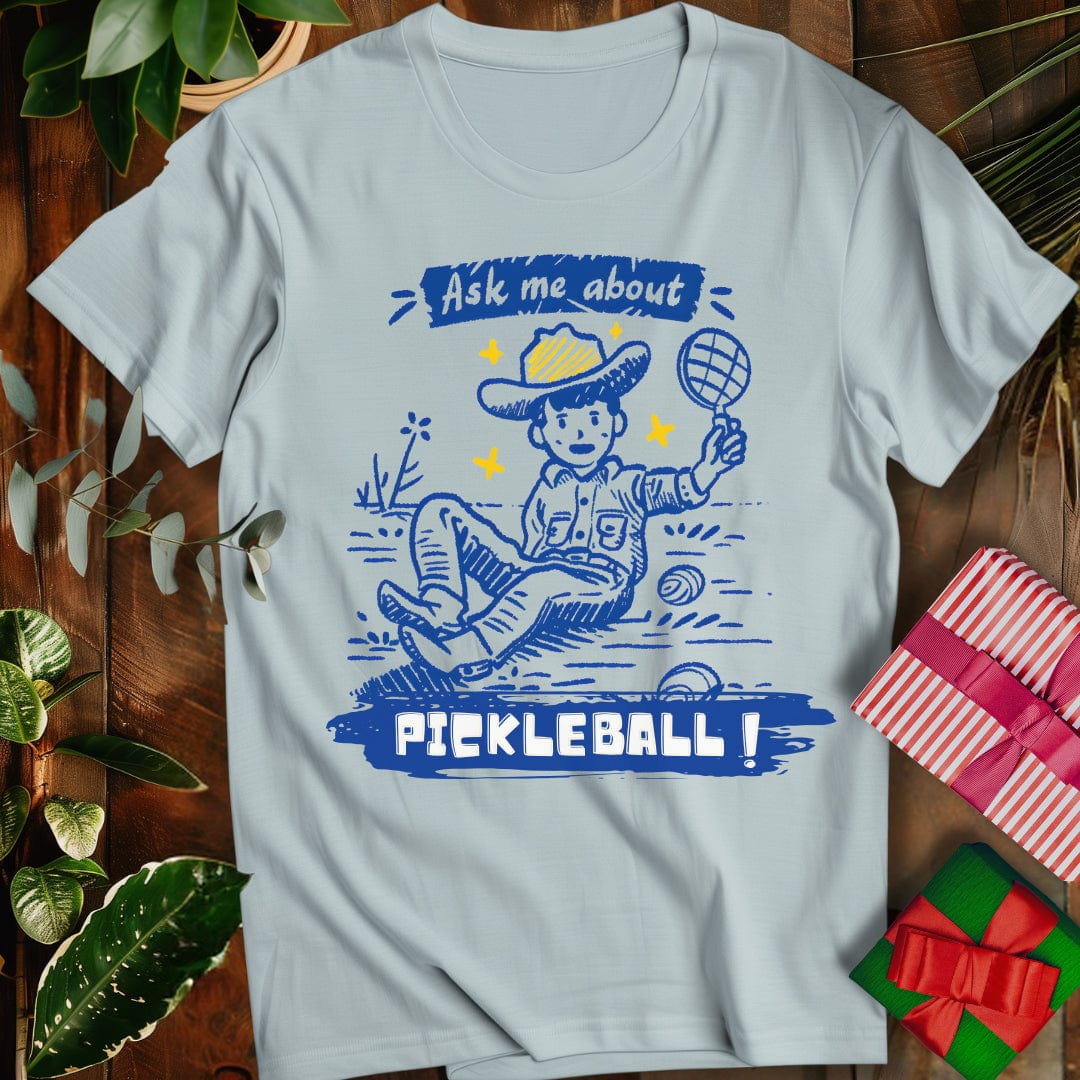 Ask Me About Pickleball Men T-Shirt