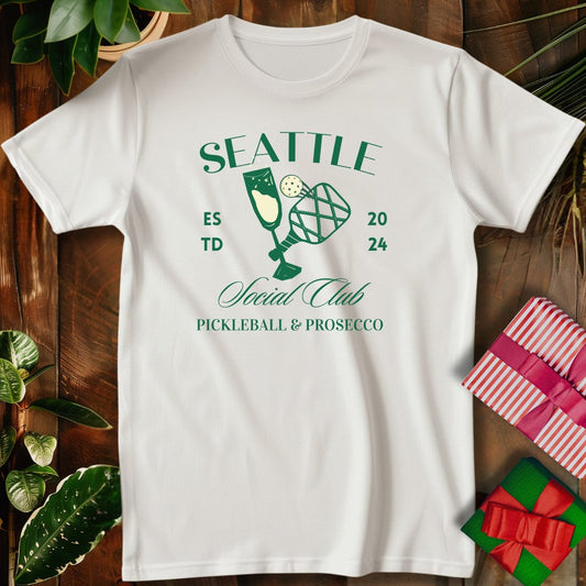 Seattle Pickleball & Prosecco T-Shirt